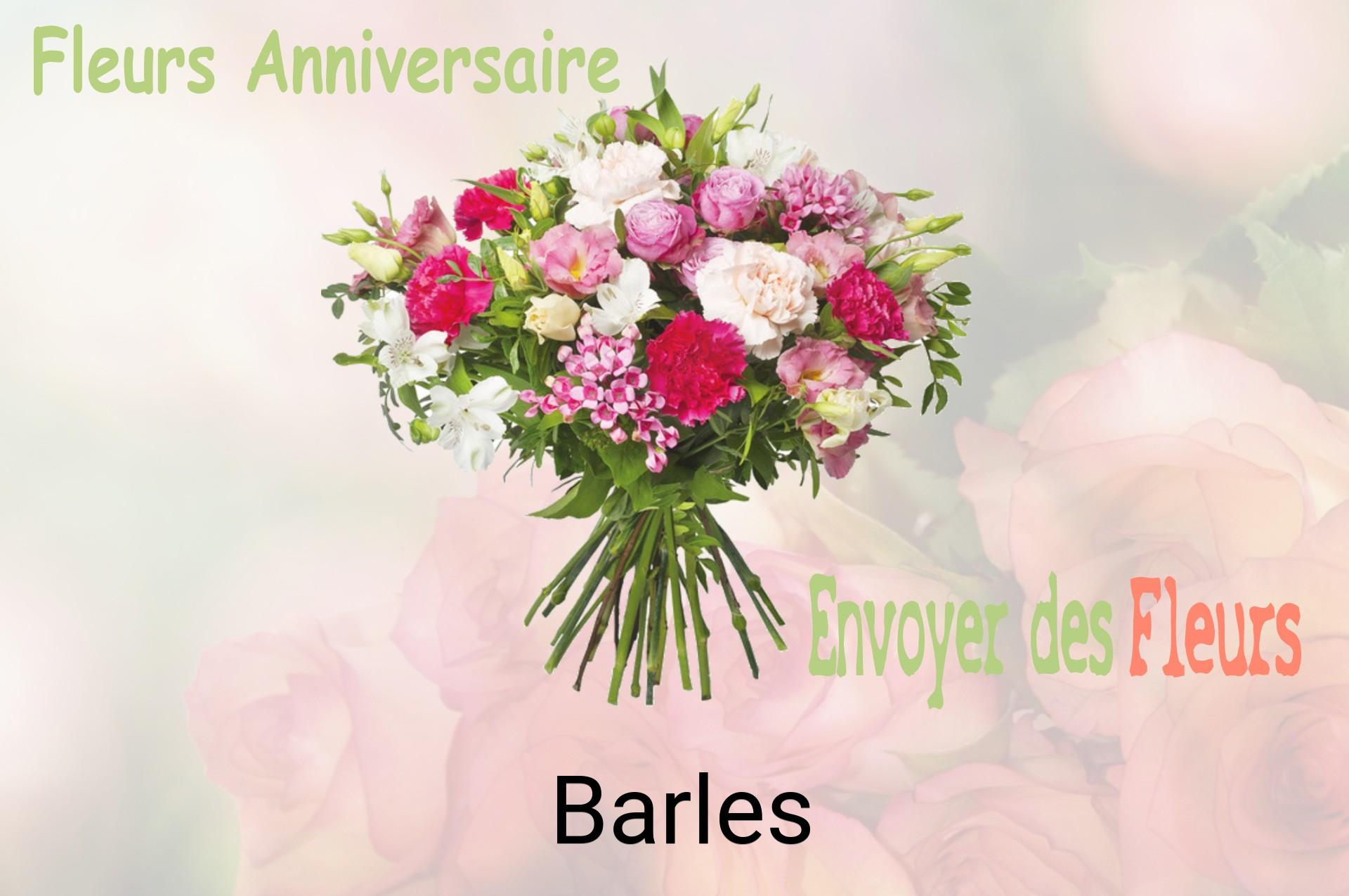 Bouquet de fleurs d’anniversaire livré à Barles