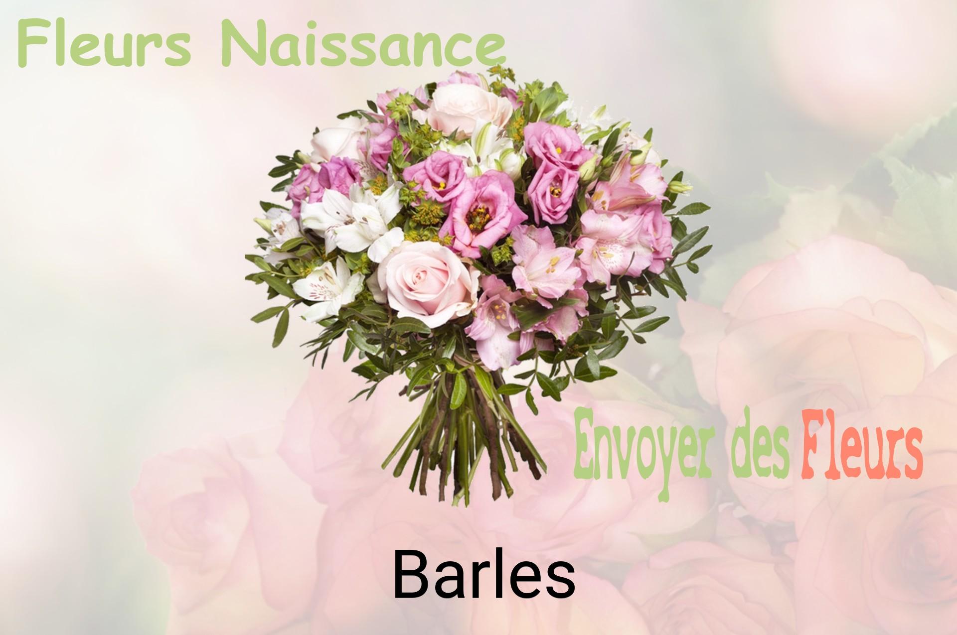Bouquet de fleurs de naissance livré à Barles